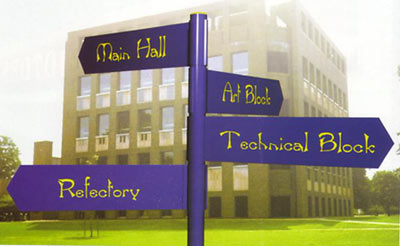 aluminium sign posts