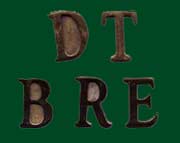brass letters