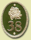 brass house numbers