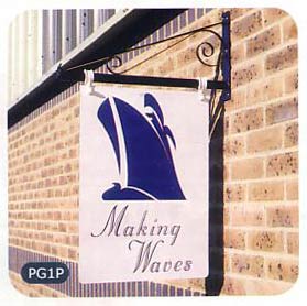 hanging sign