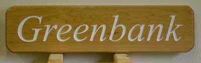 wooden house signs