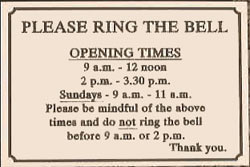 information sign laminate