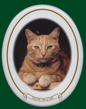 porcelain pet memorial plaques