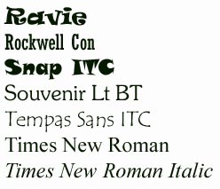 fonts for signs