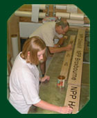 wooden signs carved in oak