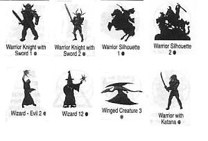 wizars knights warriors