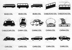 cars and buses