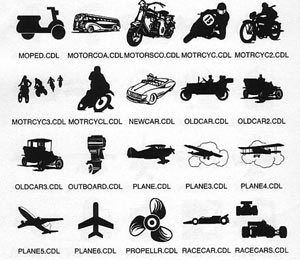 planes and motorbikes