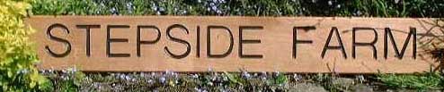 wooden sign D